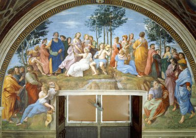 El Parnaso de Raffaello Sanzio Raphael
